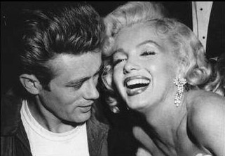 James Dean and Marilyn Monroe